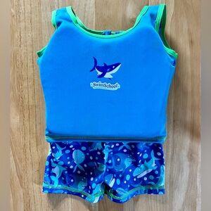 Boys Swim Trainer with Built-In Foam Pads